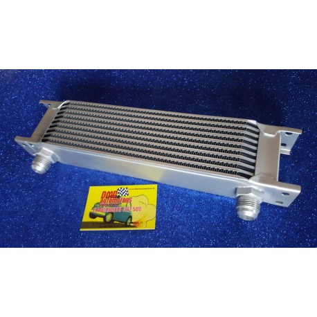 ALUMINUM RADIATOR FOR 10 FILE ENGINE OIL COOLING WITH AN 10 ATTACK.